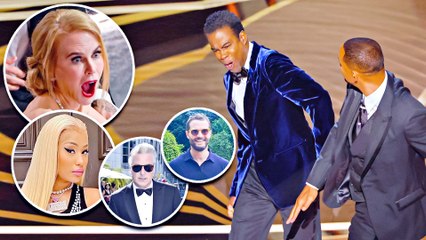 How Celebs Reacted To Will Smith Slapping Chris Rock At Oscar 2022