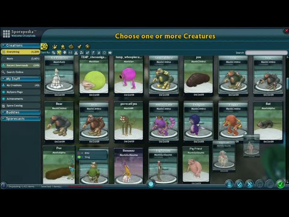 Spore Aventures Galactiques : L'éditeur de missions