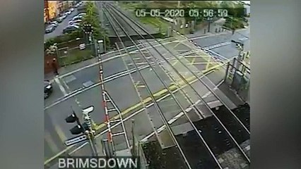 Daredevil is inches away from being hit by Thameslink train in Enfield