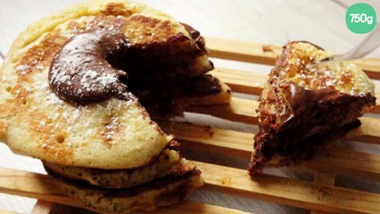 Pancake cake au nutella !