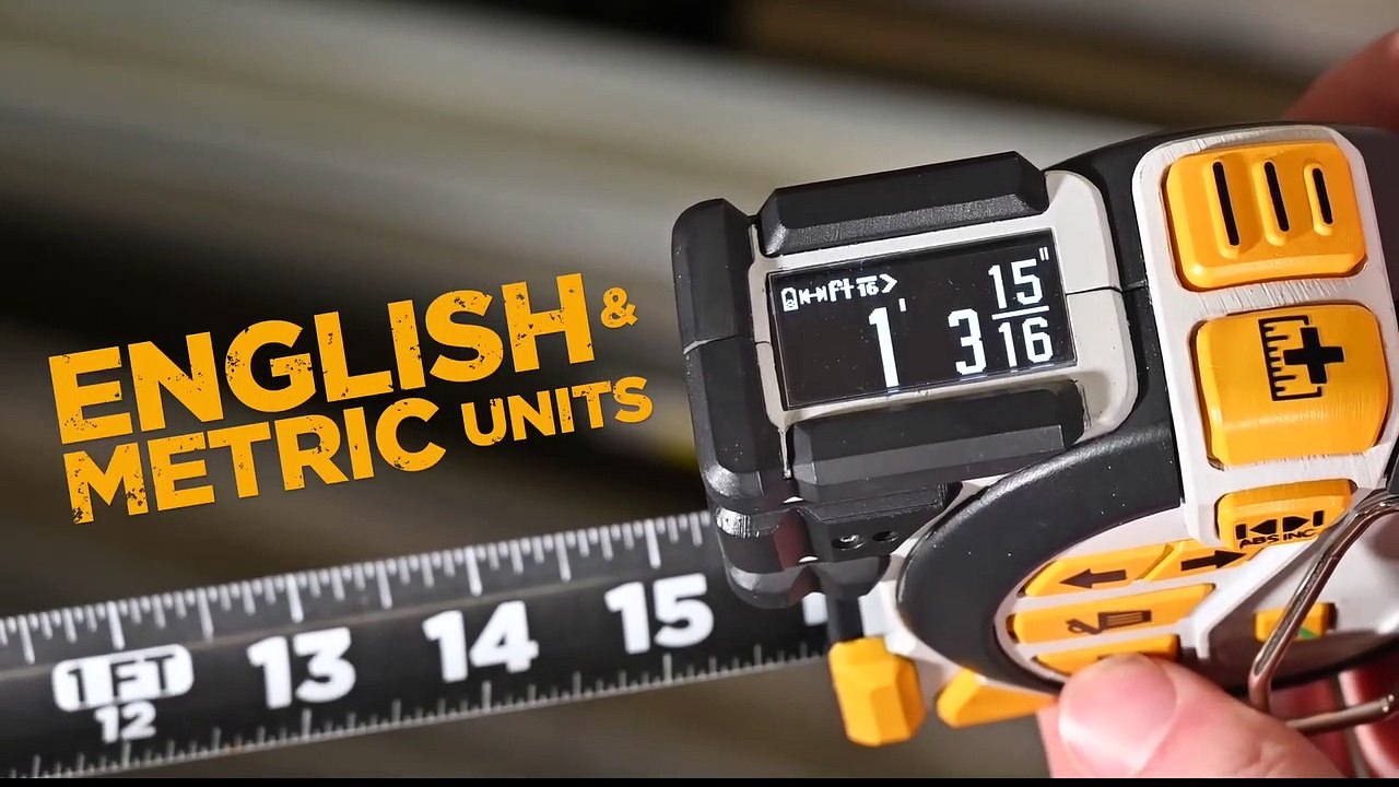 T1 Tomahawk Digital Tape Measure Vídeo Dailymotion