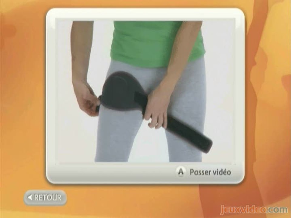 EA Sports Active : Personal Trainer : Mettre le bandeau de jambe en place