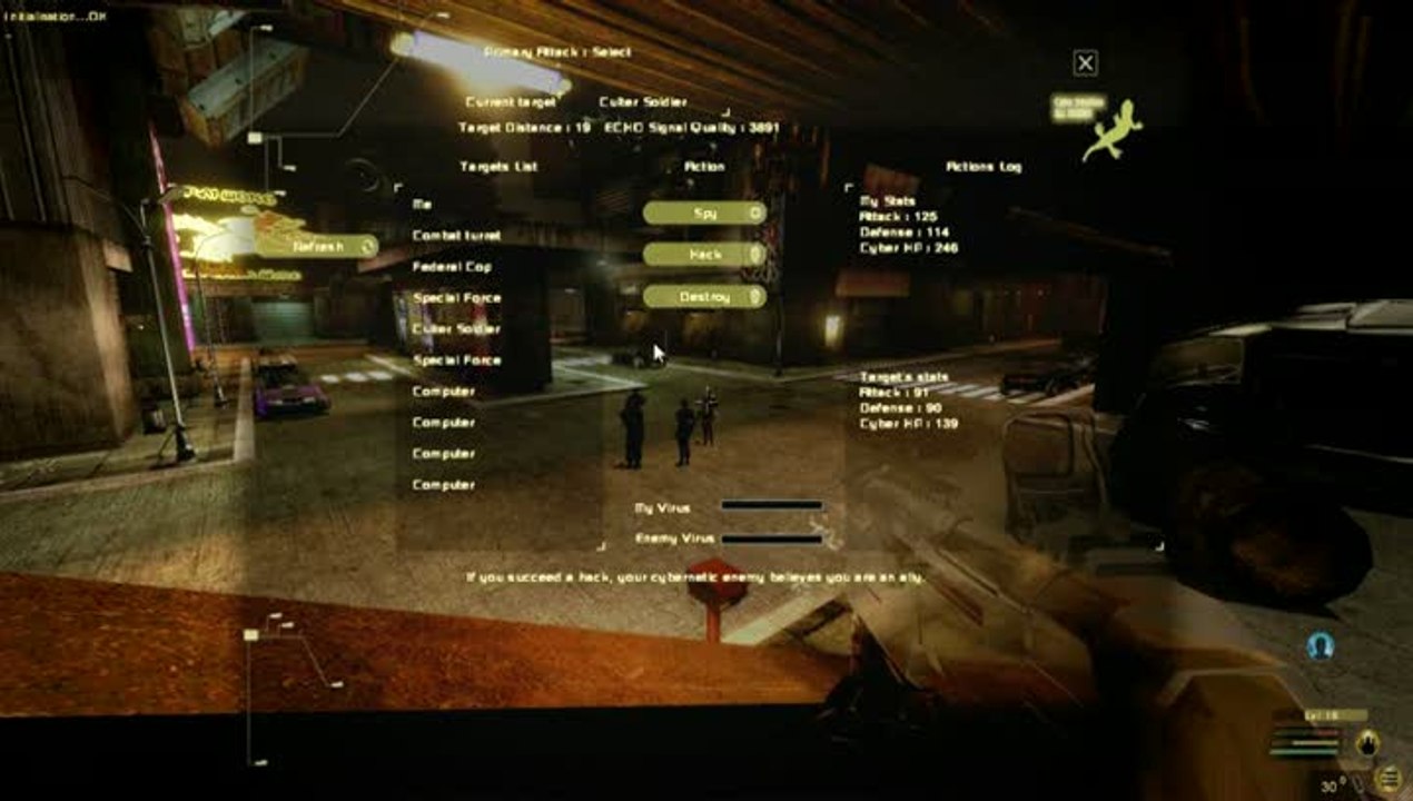 E.Y.E : Divine Cybermancy : Gameplay