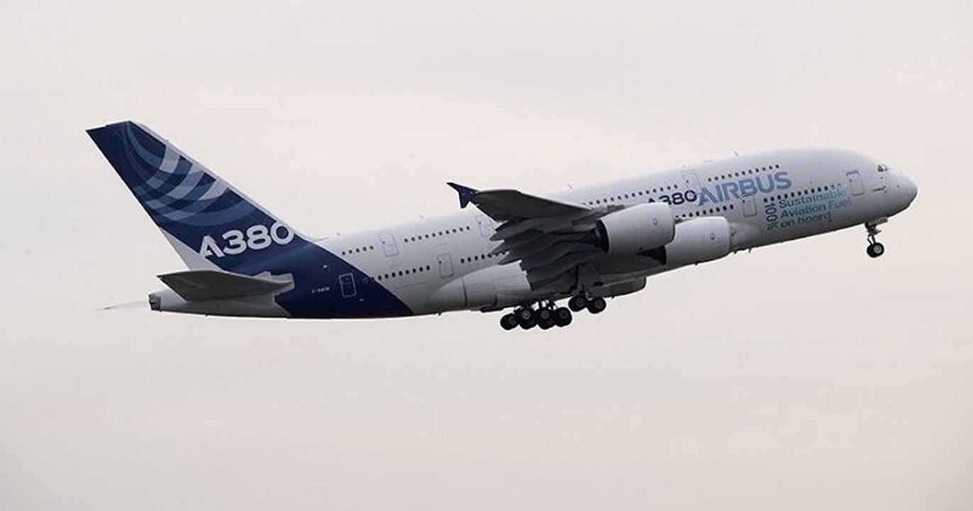 Toulouse : un Airbus A380 a réalisé avec succès un vol avec de l'huile de cuisson usagée