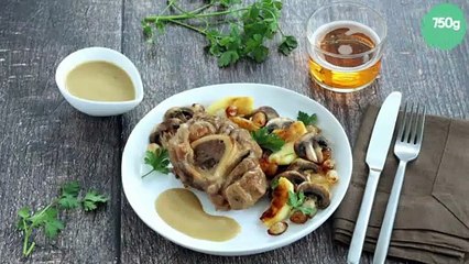 Rouelles de veau braisées au cidre