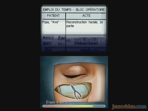 Grey's Anatomy : Le Jeu Vidéo : Reconstruction faciale