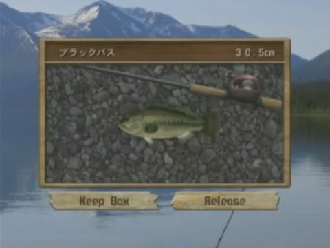 Reel Fishing : Angler's Dream : Un hameçon au bout le Wiimote