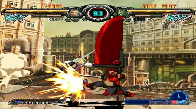 Guilty Gear XX Accent Core Plus : Kliff Undersn vs Robo-Ky