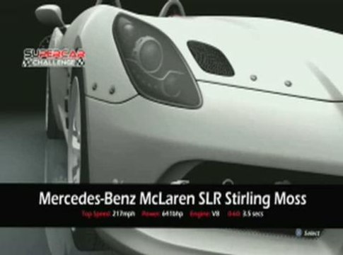 SuperCar Challenge : Mercedes-Benz McLaren SLR Stirling Moss