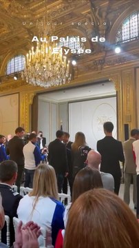 Quentin Fillon Maillet à l'Élysée.