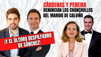 Cárdenas y Pereira denuncian los chanchullos del marido de Calviño y el último despilfarro de Sánchez