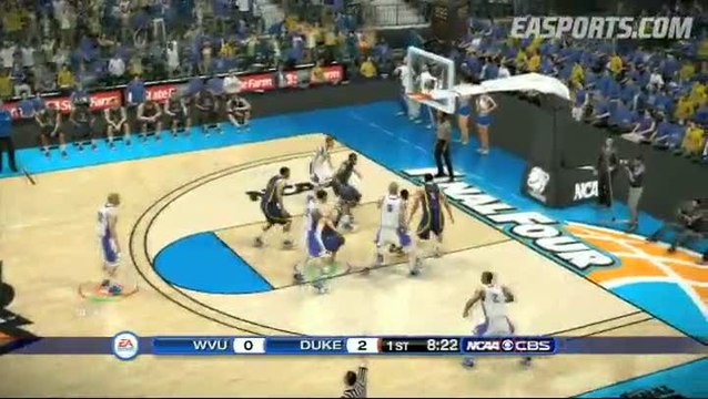 NCAA Basketball 10 : Blue Devils vs Mountaineers