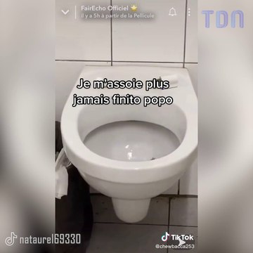 Des toilettes effrayantes (rat)