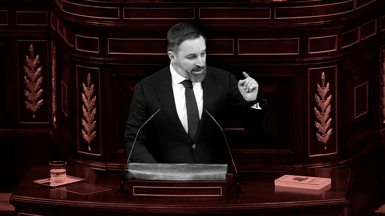 Abascal tilda a Sánchez de "autócrata" por actuar al margen del Parlamento y "sus votantes"