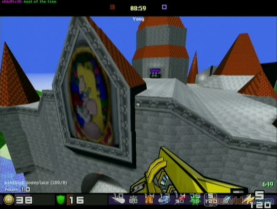 Warsow : 2/3 : Dans le château de Peach