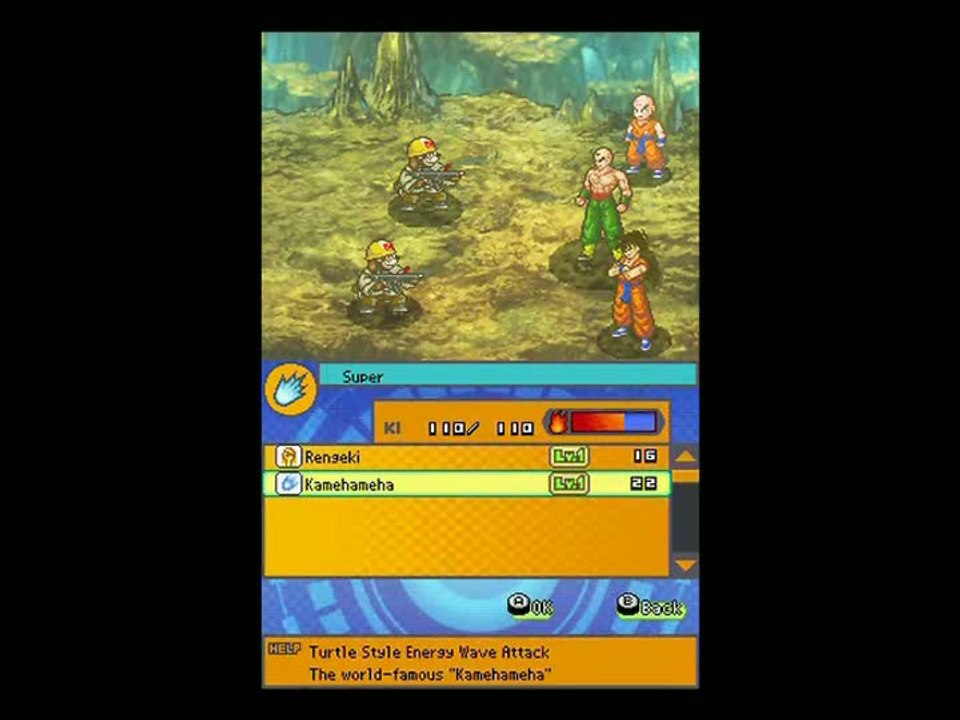 Dragon Ball Z : Attack of the Saiyans : Combat au tour par tour