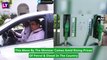 Nitin Gadkari, Union Roadways Minister, Rolls Into Parliament In Hydrogen Car