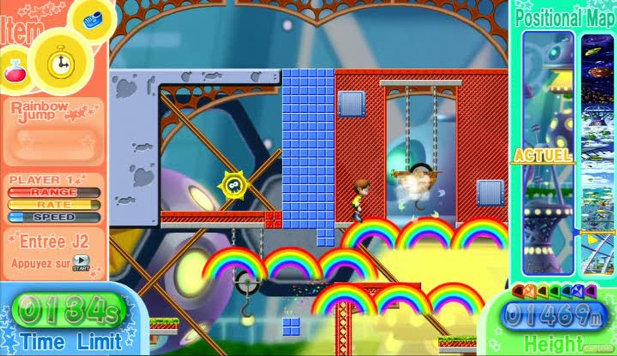 Rainbow Islands Towering Adventure ! : Gameplay