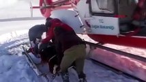 Van'da ambulans helikopter, bu kış 54 hastayı kurtardı!