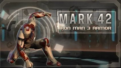 Marvel Heroes : Les armures Iron Man 3