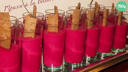 Mousse à la betterave et vinaigre balsamique