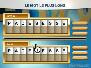 Des Chiffres et des Lettres : Le mot le plus long (multi)