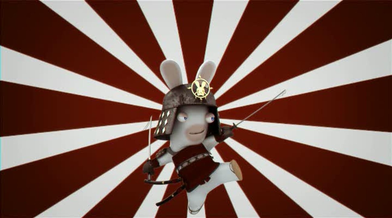 The Lapins Crétins : La Grosse Aventure : Les lapins au TGS