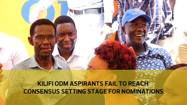 Kilifi ODM Aspirants fail to reach consensus setting the stage for nominations