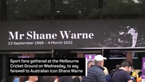 Fans descend on MCG for Shane Warne memorial service