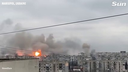 Russian bombs hit Mariupol in 'residential area' of Ukraine