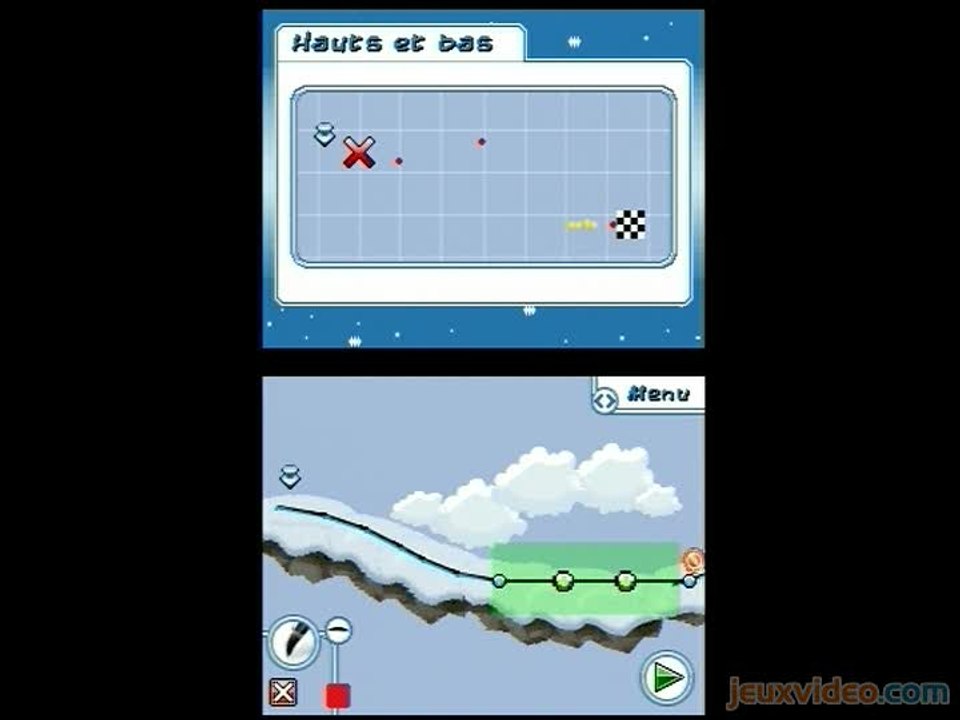 Line Rider Freestyle : Un exemple de niveau