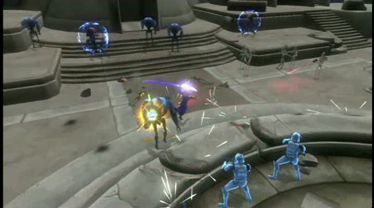 Star Wars The Clone Wars : Les Héros de la République : E3 2009 : Extrait 3/5
