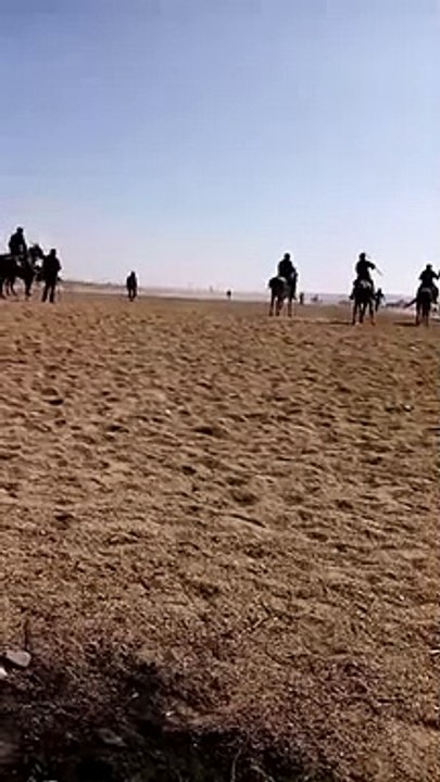 Genç ciritçinin atını ölüme sürdüğü an