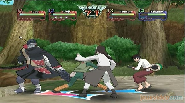 Naruto Shippuden : Clash of Ninja Revolution III - European Version : Combat à quatre