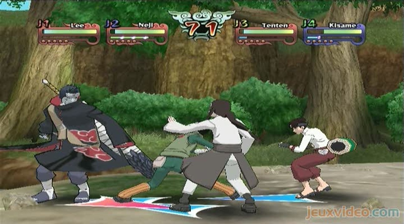 Naruto Shippuden : Clash of Ninja Revolution III - European Version : Combat à quatre
