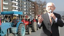 Kemal Kılıçdaroğlu Manisa'da traktör konvoyu ile karşılandı! Çiftçiler Kılıçdaroğlu'na mazot fiyatlarından dert yandı
