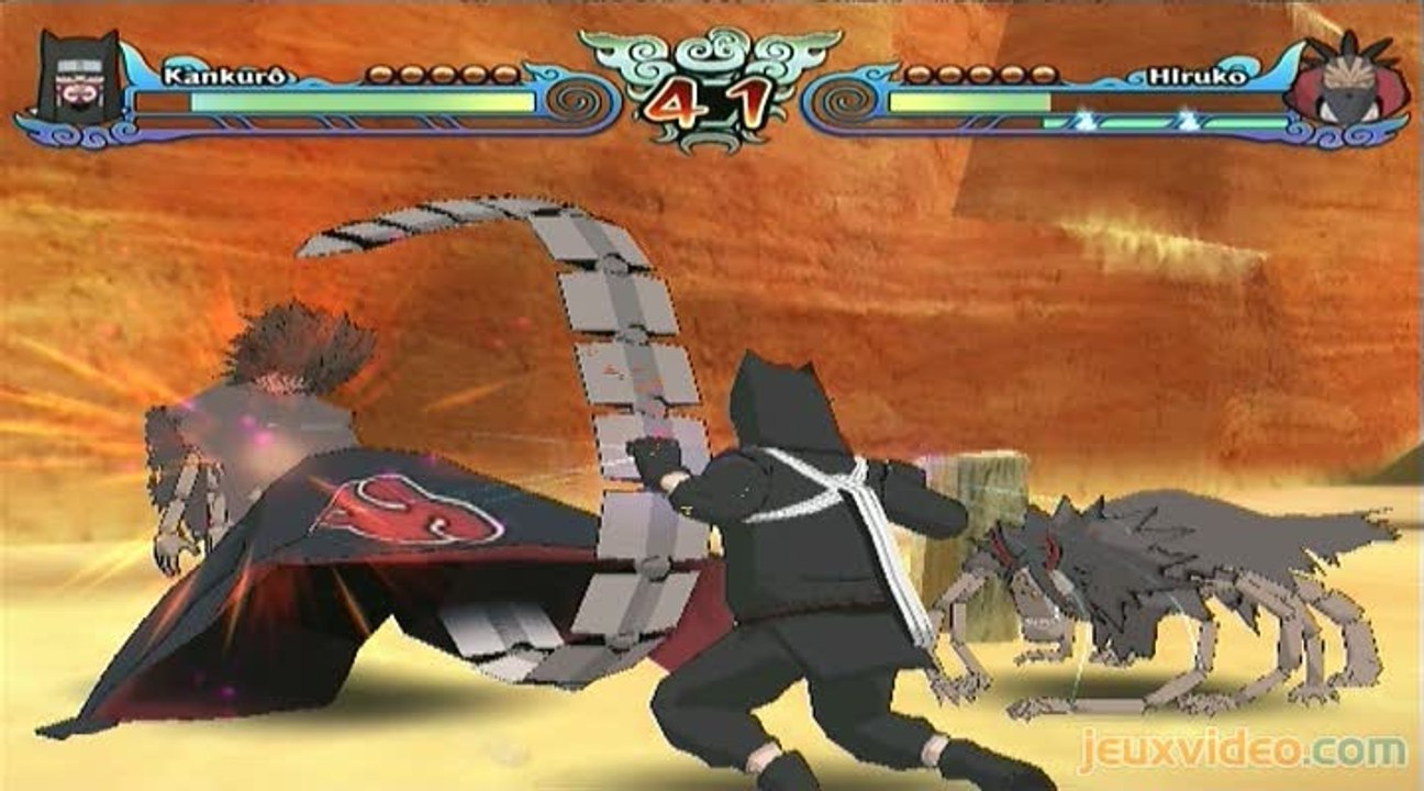 Naruto Shippuden : Clash of Ninja Revolution III - European Version : Kankurô VS Hirukô