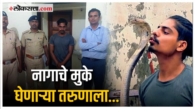 नागाचे मुके घेऊन सोशल मीडियावर व्हायरल करणं तरुणाला पडलं महागात