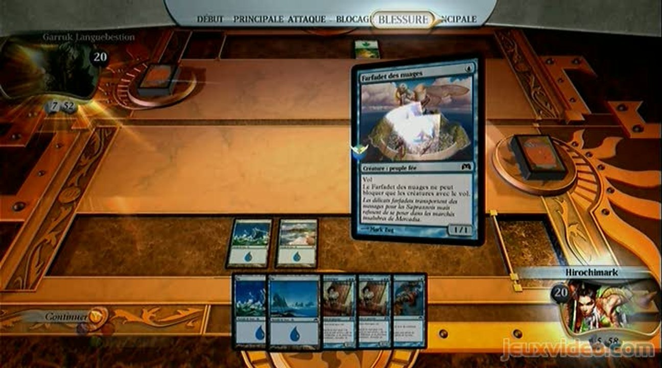Magic : The Gathering : Duels of the Planeswalkers : Début de partie