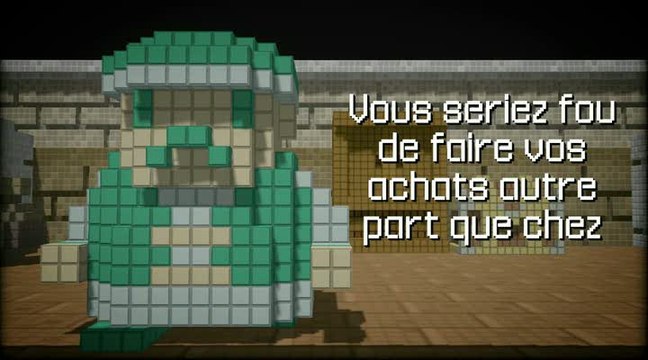 3D Dot Game Heroes : Le marchand fait sa pub