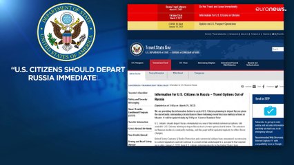 US-Außenministerium warnt Bürger:innen vor Russland-Aufenthalt