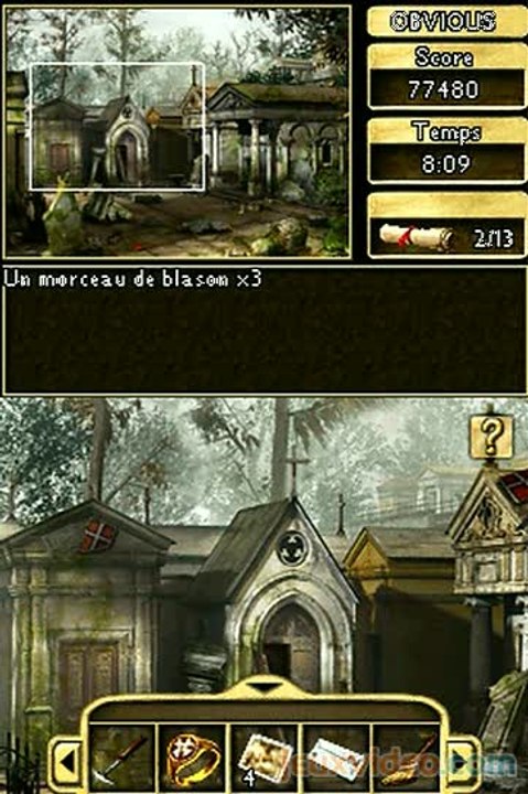 Chronicles of Mystery : La Malédiction du Temple Ancestral : Le cimetière