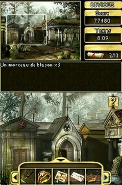 Chronicles of Mystery : La Malédiction du Temple Ancestral : Le cimetière