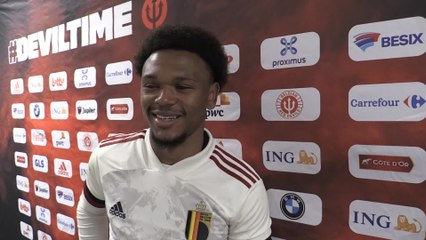 La Belgique qualifiée pour l'Euro U21 (Lois Openda)