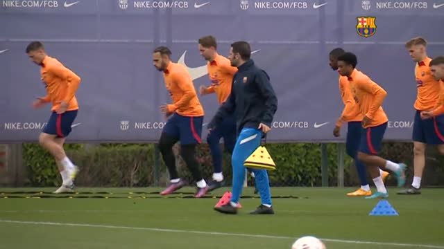 El Barça prepara su encuentro frente al Sevilla en el Camp Nou el próximo domingo