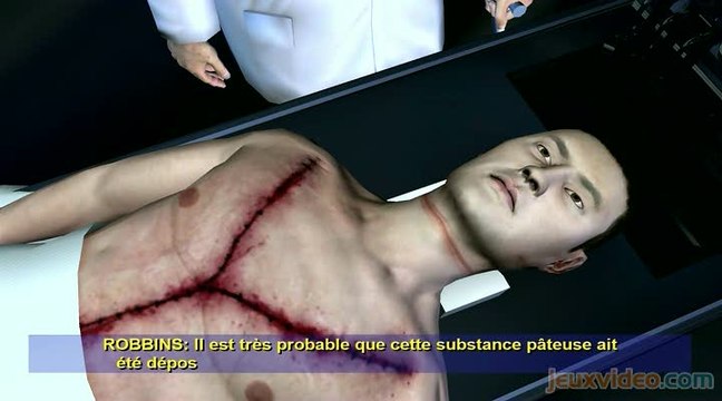 Les Experts : Préméditation : Analyse du corps