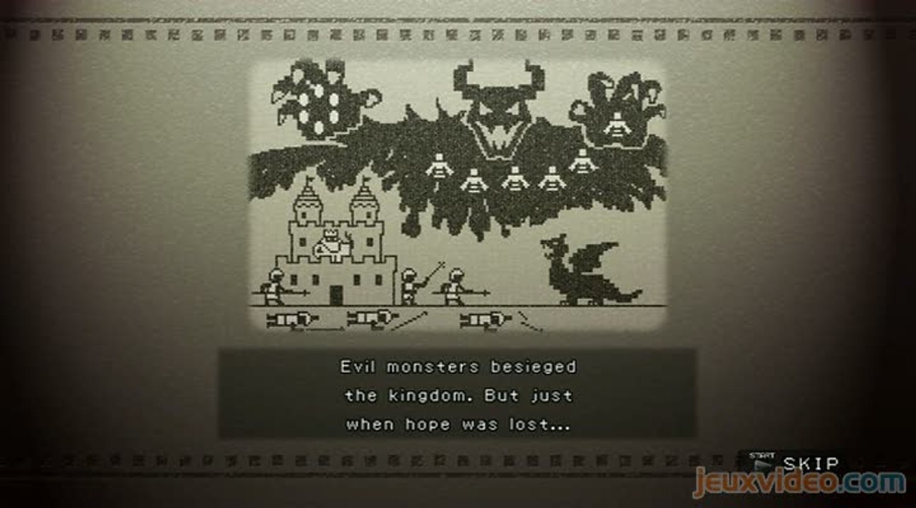 3D Dot Game Heroes : Cinématique d'intro