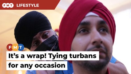 Making a business out of tying turbans