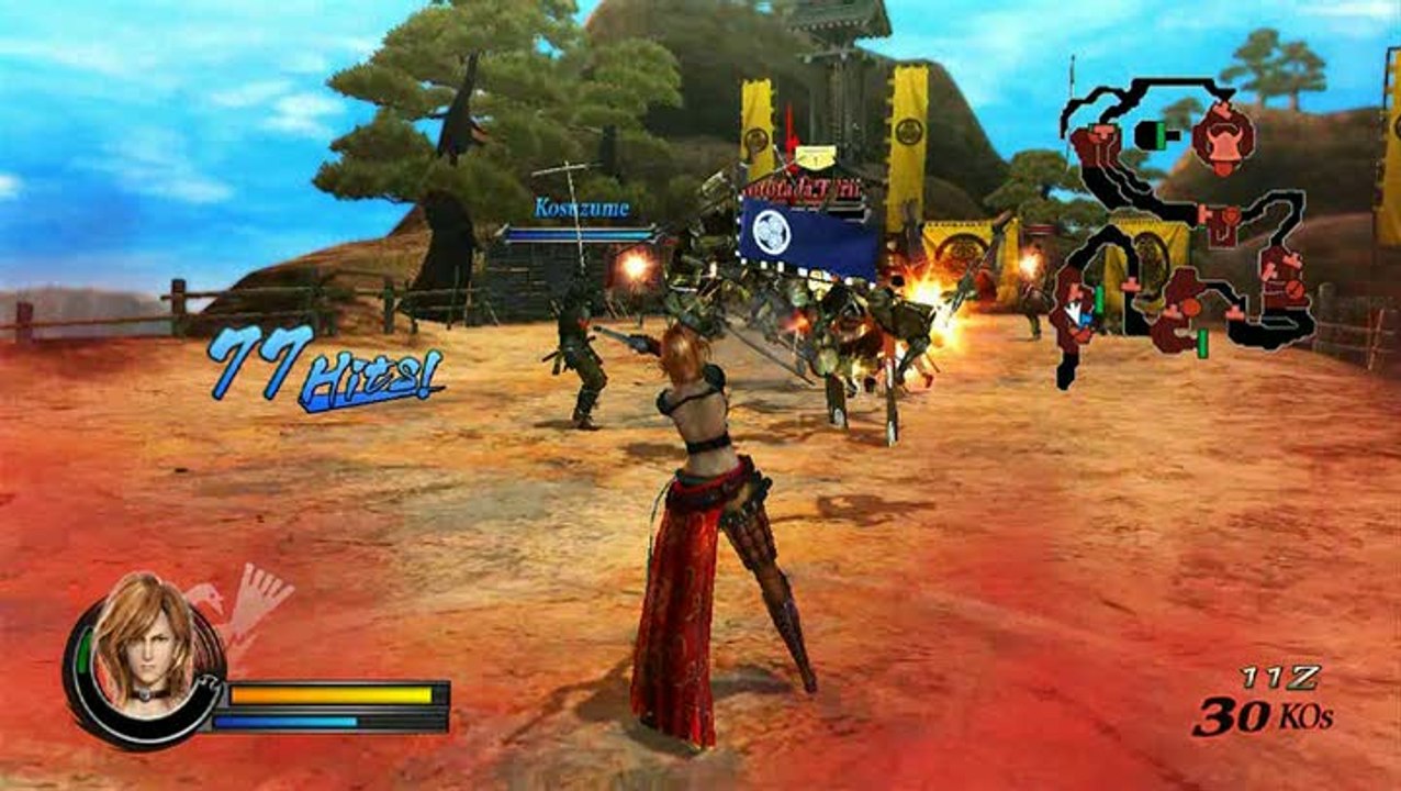 Sengoku Basara Samurai Heroes : E3 2010 : Présentation de Magoichi Saica