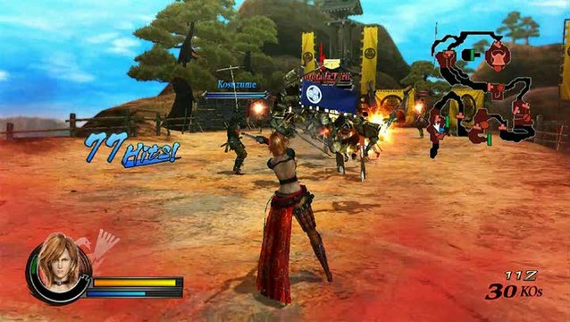 Sengoku Basara Samurai Heroes : E3 2010 : Présentation de Magoichi Saica